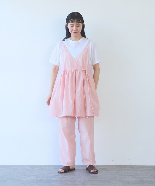 yuni(ユニ )の「cotton cupla product dye cachecoeur bitier blouse(シャツ/ブラウス・レディース・ピンク・FREE)」の3枚目の写真