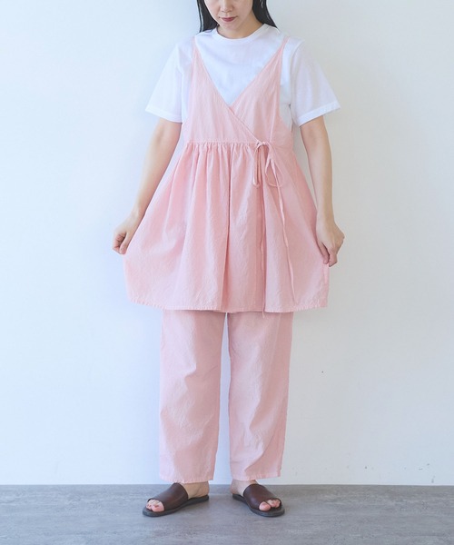 yuni(ユニ )の「cotton cupla product dye cachecoeur bitier blouse(シャツ/ブラウス・レディース・ピンク・FREE)」の4枚目の写真