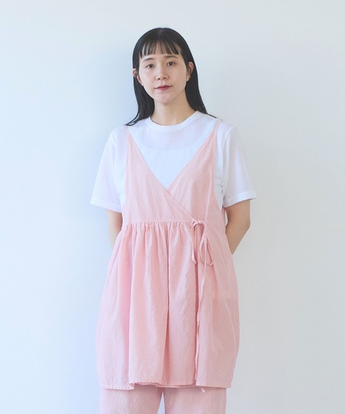 yuni(ユニ )の「cotton cupla product dye cachecoeur bitier blouse(シャツ/ブラウス・レディース・ピンク・FREE)」の9枚目の写真