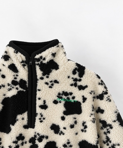 CANAL JEAN(キャナルジーン)の「OURSAALTY Dalmatian Anorak Jumper(その他アウター・レディース・ブラック・ONE SIZE)」の5枚目の写真