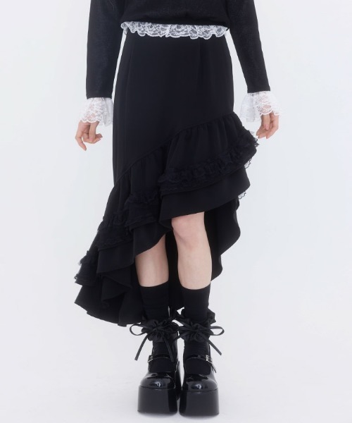 FickleBebe（フィクルベベ）の「イレヘムマーメイドＳＫ（スカート・レディース・ブラック/その他1・1/0）」の13枚目の写真