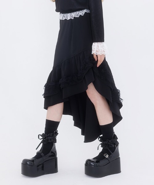 FickleBebe（フィクルベベ）の「イレヘムマーメイドＳＫ（スカート・レディース・ブラック/その他1・1/0）」の14枚目の写真