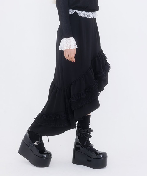 FickleBebe（フィクルベベ）の「イレヘムマーメイドＳＫ（スカート・レディース・ブラック/その他1・1/0）」の15枚目の写真