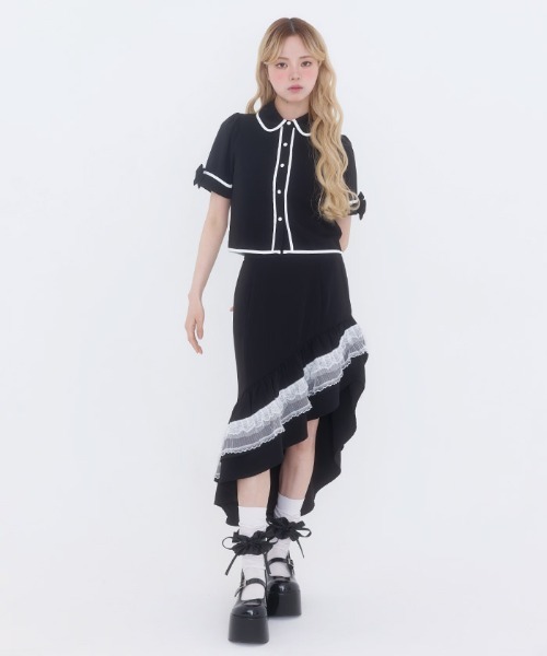 FickleBebe（フィクルベベ）の「イレヘムマーメイドＳＫ（スカート・レディース・ブラック/その他1・1/0）」の16枚目の写真