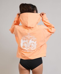 GYDA（ジェイダ）の「【ムラサキスポーツ限定】GYDA ジェイダ ラッシュガード ジップアップ パーカー GEMIEN バックプリント ラッシュフーディー 414590（ラッシュガード）」