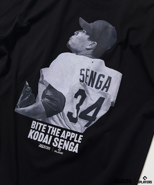 FREAK'S STORE（フリークスストア）の「MLB PLAYERS× RYNO SPORTS ×FREAK’S STORE 別注 【SENGA】CLOSE UP PHOTO TEE（Tシャツ/カットソー・メンズ・ブラック・LARGE/MEDIUM）」の3枚目の写真