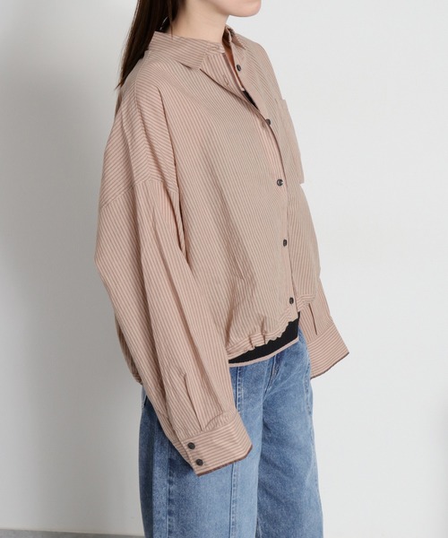 cepo（セポ）の「【ZOZO限定カラー】〈袖2way〉アソートカラーシアードロストマルチシャツ（シャツ/ブラウス・レディース・オフホワイト/サックスブルー/イエロー/ベージュ/ホワイト系その他/ピンク・M）」の21枚目の写真