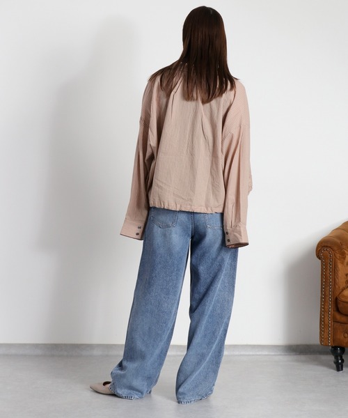 cepo（セポ）の「【ZOZO限定カラー】〈袖2way〉アソートカラーシアードロストマルチシャツ（シャツ/ブラウス・レディース・オフホワイト/サックスブルー/イエロー/ベージュ/ホワイト系その他/ピンク・M）」の16枚目の写真