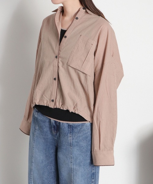 cepo（セポ）の「【ZOZO限定カラー】〈袖2way〉アソートカラーシアードロストマルチシャツ（シャツ/ブラウス・レディース・オフホワイト/サックスブルー/イエロー/ベージュ/ホワイト系その他/ピンク・M）」の19枚目の写真