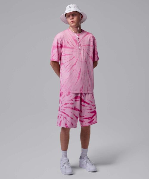 JORDAN BRAND(ジョーダンブランド)の「《セットアップ対応商品》ジョーダン ブルックリン メンズ タイダイ フェスティバル Tシャツ / Jordan Brooklyn Men's Tie-Dye Festival T-Shirt IF3150-676 Iced Carmine(Tシャツ/カットソー・メンズ・ピンク系その他2・L/2XL/S/M/XL)」の5枚目の写真
