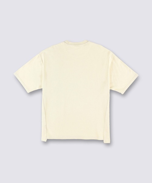 VANS（バンズ）の「VACATION サイドパネル Tシャツ / LR SIDE PANEL TEE oatmeal VN000NN12N11（Tシャツ/カットソー・メンズ・オフホワイト・X-LARGE/SMALL/MEDIUM/LARGE）」の2枚目の写真