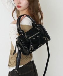 RAY CASSIN | 【500mlペットボトル収納可】ショルダー付きスクエアバッグ(ショルダーバッグ)