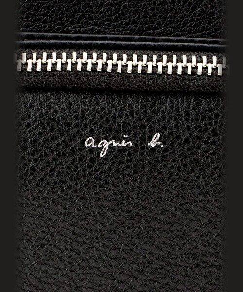 agnes b.(アニエスベー)の「レザー ラージ ショルダーバッグ "Angele" ABS04-03(ショルダーバッグ・レディース・ブラック・FREE)」の7枚目の写真