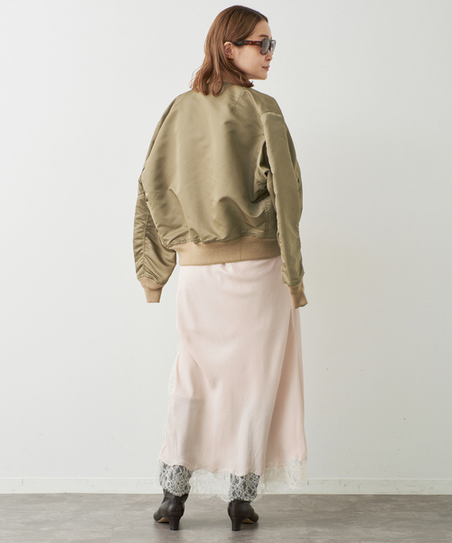 Deuxieme Classe（ドゥーズィエムクラス）の「*Lace Trimmed ドレス 1（ワンピース・レディース・ベージュ・FREE）」の6枚目の写真