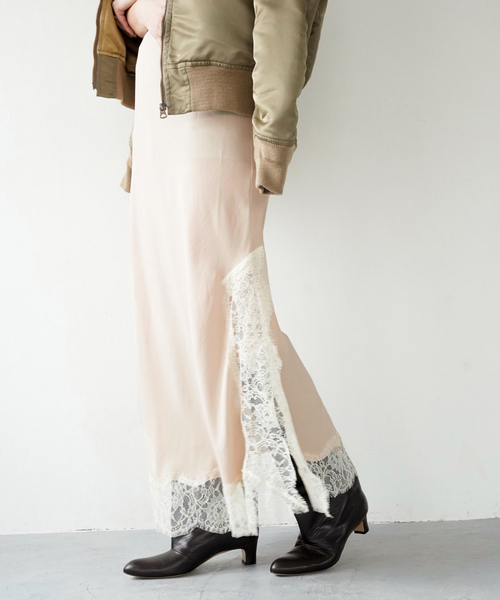 Deuxieme Classe（ドゥーズィエムクラス）の「*Lace Trimmed ドレス 1（ワンピース・レディース・ベージュ・FREE）」の7枚目の写真