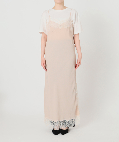 Deuxieme Classe（ドゥーズィエムクラス）の「*Lace Trimmed ドレス 1（ワンピース・レディース・ベージュ・FREE）」の13枚目の写真