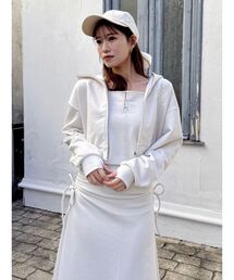 dazzlin | 【UV】ロゴジップショートパーカー(パーカー)