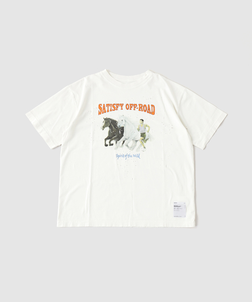 SATISFY(サティスファイ)の「SATISFY(サティスファイ) MothTech Tシャツ(Tシャツ/カットソー・メンズ・ブラック/アイボリー/ブラックミックス/ブラック系その他/ブラック×ブラック/チャコールグレー・LARGE/X-LARGE)」の3枚目の写真