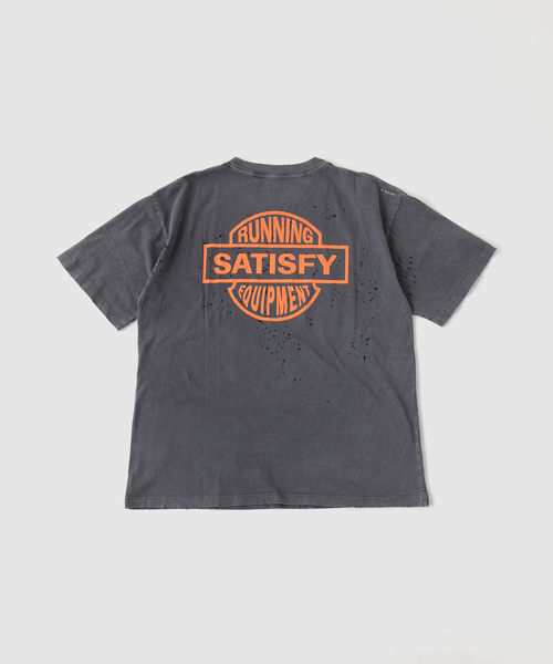 SATISFY(サティスファイ)の「SATISFY(サティスファイ) MothTech Tシャツ(Tシャツ/カットソー・メンズ・ブラック/アイボリー/ブラックミックス/ブラック系その他/ブラック×ブラック/チャコールグレー・LARGE/X-LARGE)」の9枚目の写真