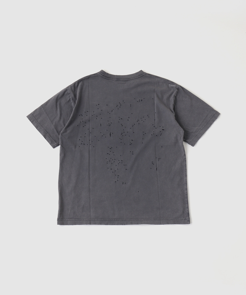 SATISFY(サティスファイ)の「SATISFY(サティスファイ) MothTech Tシャツ(Tシャツ/カットソー・メンズ・ブラック/アイボリー/ブラックミックス/ブラック系その他/ブラック×ブラック/チャコールグレー・LARGE/X-LARGE)」の11枚目の写真