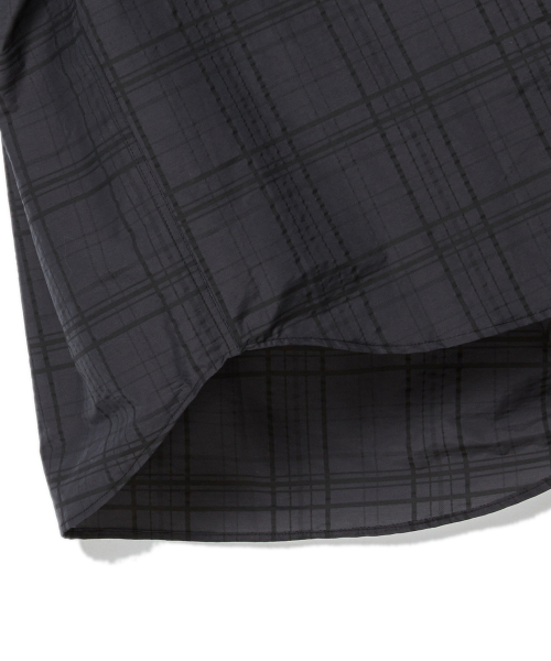 Beyond Closet（-）の「[コレクションライン] ラックスファブリックチェック半袖シャツチャコールグレー（シャツ/ブラウス・メンズ・その他・MEDIUM/LARGE）」の7枚目の写真