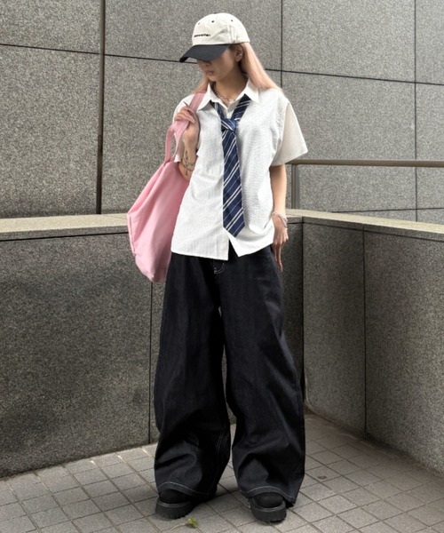 sedacle(セダクル)の「バックボタンベルトデニム(デニムパンツ・メンズ・ブラック/インディゴブルー・LARGE/MEDIUM/SMALL)」の21枚目の写真
