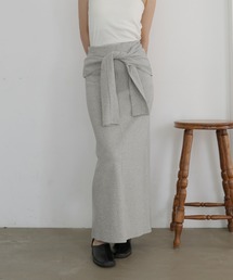 hellam（へラム）の「腰巻風カットリブタイトスカート（スカート）」