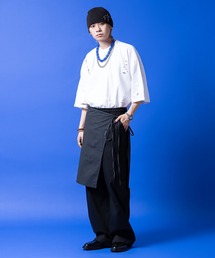a.p.o.v.（エーピーオービー）の「a.p.o.v. ピンストライプ柄コットンロングコードラップスカート（スカート）」