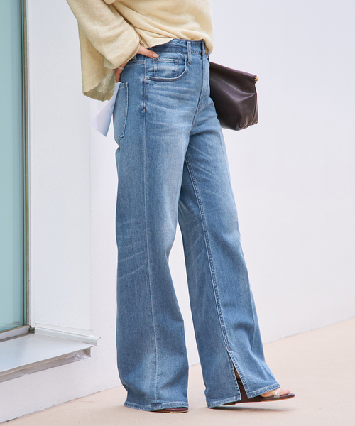 plage(プラージュ)の「Healthy denim / ヘルシーデニム 別注 SLIT デニムパンツ(デニムパンツ・レディース・クリアブルー・25/24/23)」の9枚目の写真