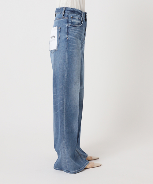 plage(プラージュ)の「Healthy denim / ヘルシーデニム 別注 SLIT デニムパンツ(デニムパンツ・レディース・クリアブルー・25/24/23)」の14枚目の写真