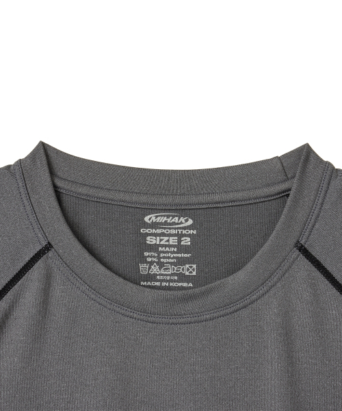 MIHAK(ミハク)の「シンボルロゴマッスルプロTシャツ(GRAY)(Tシャツ/カットソー・メンズ・その他・1/2/3)」の9枚目の写真