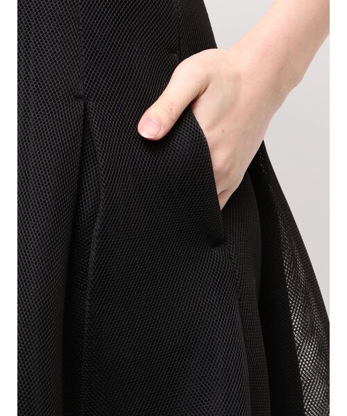 ELENDEEK（エレンディーク）の「MESH BONDING FLARED SK（スカート・レディース・ブラック/ライトグレー・2/1）」の21枚目の写真