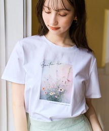 31 Sons de mode | 2026春夏新作 フラワープリントグラフィックTシャツ(Tシャツ/カットソー)