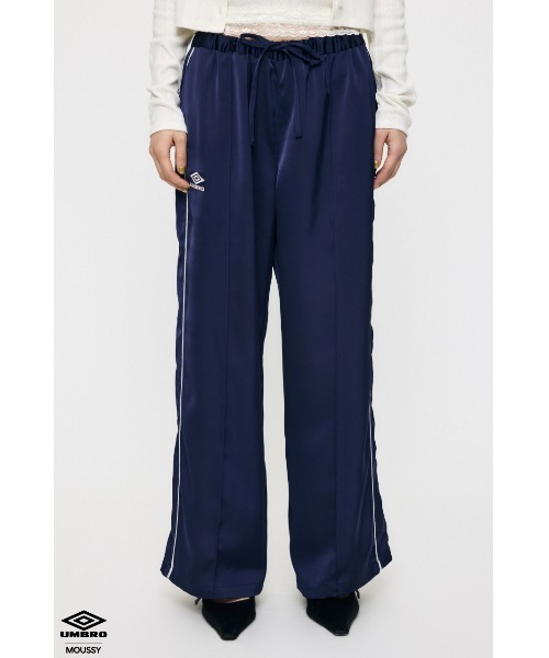 SATIN トラックパンツ MOUSSY U/M SATIN トラックパンツ（その他パンツ）｜MOUSSY（マウジー）の