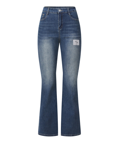COIRIS_(コイリス)の「リオラブーツカットデニムパンツ(デニムパンツ・レディース・ダークブルー・SMALL/MEDIUM)」の2枚目の写真