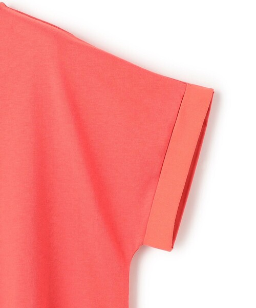 J.PRESS YORK STREET(ジェイプレスヨークストリート)の「【WOMEN】バックファブリック プルオーバー(Tシャツ/カットソー・レディース・ネイビー系/ホワイト系/オレンジ系/ダークブラウン系/サックスブルー系・F)」の8枚目の写真