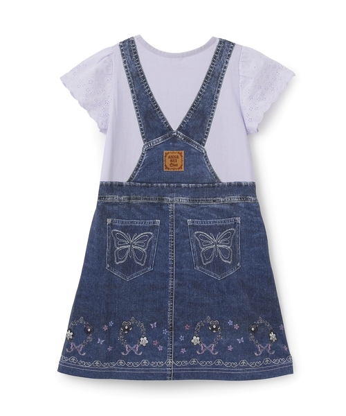 ANNA SUI mini(アナスイ・ミニ)の「転写カットワンピース(ワンピース・キッズ・ラベンダー・150cm/140cm/130cm/120cm/85-95cm/100-110cm)」の2枚目の写真