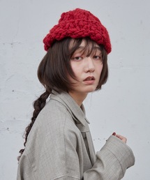 Dulcamara（ドゥルカマラ）の「ハンドニットグラデーションCAP（ニットキャップ/ビーニー）」