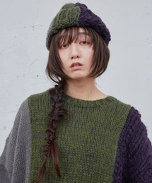 Dulcamara（ドゥルカマラ）の「ハンドニットグラデーションCAP（ニットキャップ/ビーニー）」