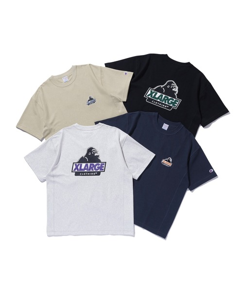 Champion(チャンピオン)の「XLARGE×Champion S/S TEE(Tシャツ/カットソー・メンズ・アッシュ/ブラック/ベージュ/ネイビー・S/M/L/XL)」の17枚目の写真