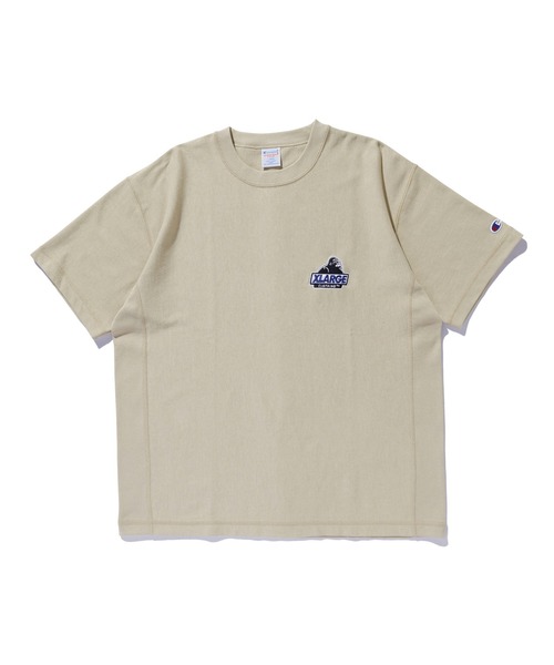 Champion(チャンピオン)の「XLARGE×Champion S/S TEE(Tシャツ/カットソー・メンズ・アッシュ/ブラック/ベージュ/ネイビー・S/M/L/XL)」の7枚目の写真