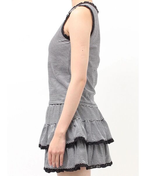 jouetie(ジュエティ)の「レースロゴタンクブラトップ 夏服 アンダーウェア(タンクトップ・レディース・レッド/イエロー/その他1/その他2/ブラック/オフホワイト/グレー/ブラウン・MEDIUM)」の10枚目の写真