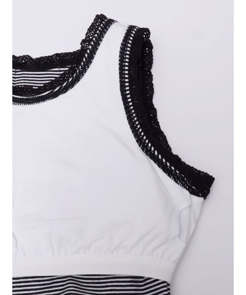 jouetie(ジュエティ)の「レースロゴタンクブラトップ 夏服 アンダーウェア(タンクトップ・レディース・レッド/イエロー/その他1/その他2/ブラック/オフホワイト/グレー/ブラウン・MEDIUM)」の16枚目の写真