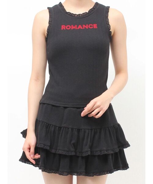 jouetie（ジュエティ）の「レースロゴタンクブラトップ（タンクトップ・レディース・レッド/イエロー/その他1/その他2/ブラック・MEDIUM）」の22枚目の写真