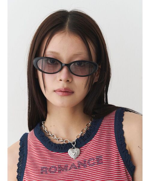 jouetie（ジュエティ）の「レースロゴタンクブラトップ（タンクトップ・レディース・レッド/イエロー/その他1/その他2/ブラック・MEDIUM）」の3枚目の写真