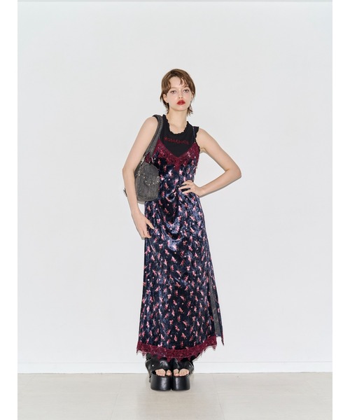 jouetie(ジュエティ)の「レースロゴタンクブラトップ 夏服 アンダーウェア(タンクトップ・レディース・レッド/イエロー/その他1/その他2/ブラック/オフホワイト/グレー/ブラウン・MEDIUM)」の11枚目の写真
