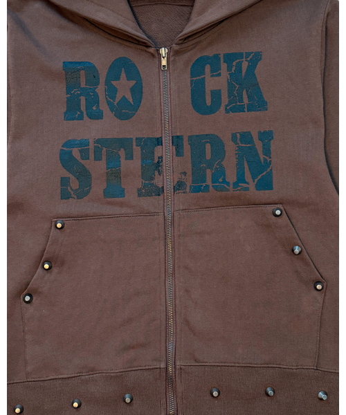 AMENDER(アメンダー)の「ROCKSTERN STUD ZIP-UP HOODIE (brown)(パーカー・レディース・その他・1/2)」の3枚目の写真