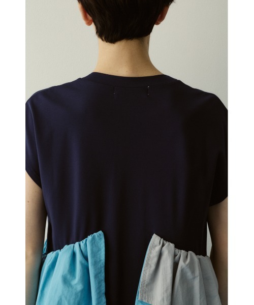 HeRIN.CYE(ヘリンドットサイ)の「Side frill pante dress / サイドフリルポンチドレス(ワンピース・レディース・ネイビー/ブラック・38/36)」の17枚目の写真