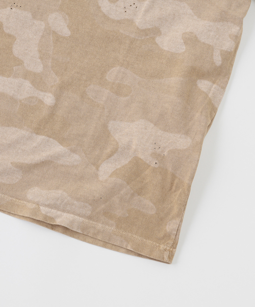 ARIES(アリーズ)の「ARIES / アリーズ AGED CAMO SS TEE(Tシャツ/カットソー・メンズ・ベージュ・LARGE/MEDIUM/SMALL)」の5枚目の写真