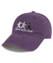 WICK（ウィック）の「MAKERS SOCIAL CLUB カチオンボールキャップ-パープル（キャップ）」